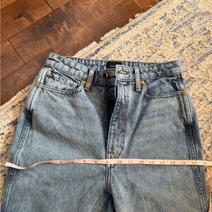 Khaite “Daria” Jeans | Size 27 | 100% Cotton | Raw Hem (Extra Fabric Included)